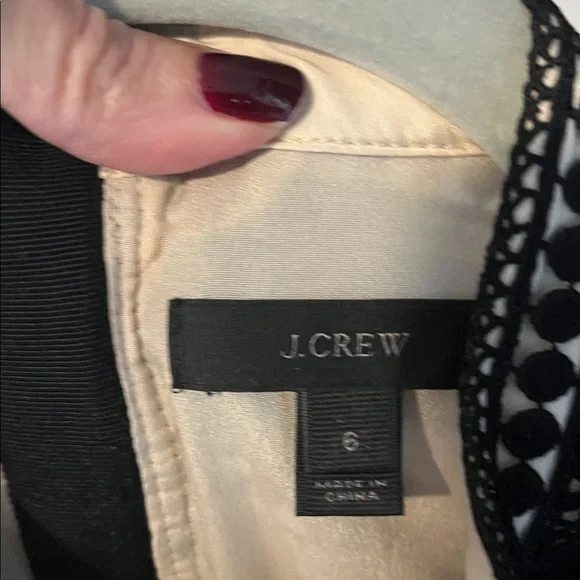 J. Crew Black and White Textured Mini Dress - Picture 4 of 4